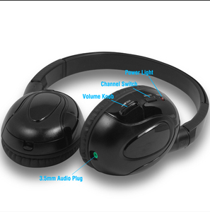 หูฟังสอบแบบ Hifi ระบบส่งสัญญาณ/รับสัญญาณไร้สายสองช่องทาง IR รุ่น IR900D ตัดเสียงรบกวน แบบหนีบหู ระยะ 30 เมตร คุณภาพดี - Product Image 4