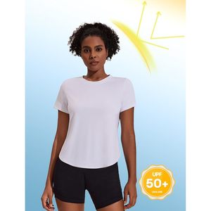 Camiseta Deportiva FOXA para Mujer, Manga Corta, Cuello Redondo, UPF 50+, Transpirable, Secado Rápido, Ajuste Holgado, 100% Poliéster - Product Image 4