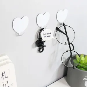 Ganchos de Pared en Forma de Corazón, Rosados, Decorativos, para Colgar Llaves, Abrigos y Sombreros, Autoadhesivos, para Decoración del Hogar y Bodas - Product Image 6