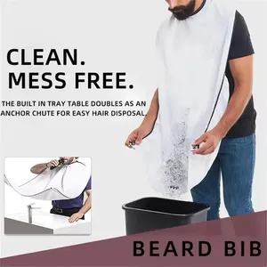 <span class=keywords><strong>Tablier</strong></span> <span class=keywords><strong>de</strong></span> rasage en coton pour hommes Rasoir pour adultes Nettoyage pour barbe Rasage et coupe <span class=keywords><strong>de</strong></span> cheveux avec miroir amovible - Product Image 2