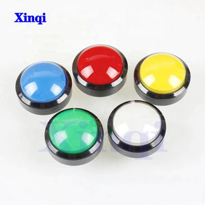 Neue 60mm kuppel förmige LED-beleuchtete Drucktasten für Arcade-Münz automaten - Product Image 1