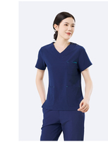 Tenues Médicales Unisexe 4 Saisons à Séchage Rapide et Respirantes en Polyester/Spandex Tissé avec Détection d'Aiguilles pour Hôpitaux et Uniformes d'Infirmières