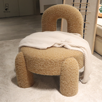 Nouveau tissu de haute qualité alpaga doux 100% Polyester fauteuil maison chambre meubles canapé simple