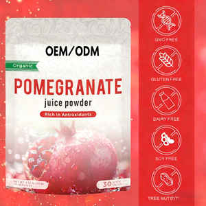 Polvere di Succo di Melograno OEM ODM <span class=keywords><strong>Senza</strong></span> OGM, <span class=keywords><strong>Senza</strong></span> <span class=keywords><strong>Glutine</strong></span> <span class=keywords><strong>e</strong></span> <span class=keywords><strong>Senza</strong></span> Lattosio, Integratore di Melograno per Nutrizione Quotidiana - Product Image 1