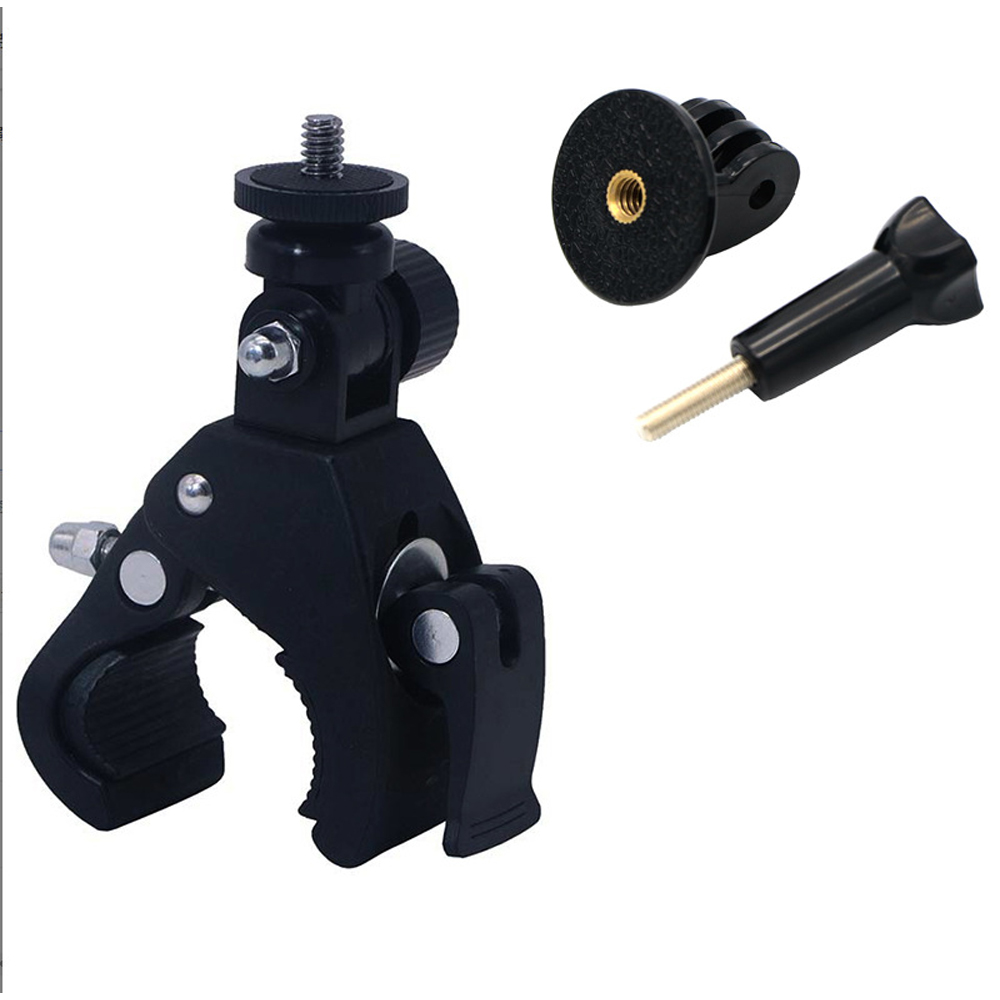 Soporte negro con adaptador de disco