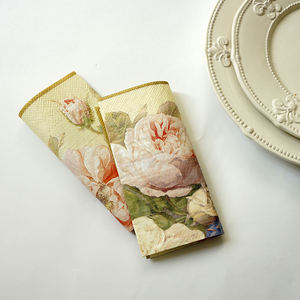 Serviettes <span class=keywords><strong>de</strong></span> <span class=keywords><strong>table</strong></span> personnalisées imprimées <span class=keywords><strong>en</strong></span> jaune avec logo, pour cocktails et dîners, serviettes <span class=keywords><strong>en</strong></span> <span class=keywords><strong>papier</strong></span> imprimées pour fêtes - Product Image 6