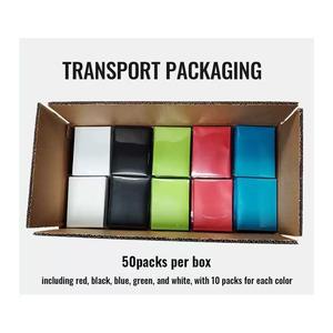 Fundas para tarjetas <span class=keywords><strong>Penny</strong></span> transparentes de 100 cuentas, protectores de tarjetas de plástico suave para colección <span class=keywords><strong>Pokémon</strong></span>, bolsas de plástico - Product Image 5