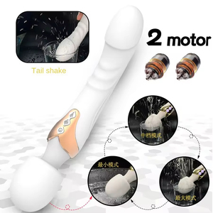 Vibrador portátil de doble cabezal para el punto G, auténtico juguete sexual para adultos, varita de masaje diseñada para el orgasmo femenino. - Product Image 3