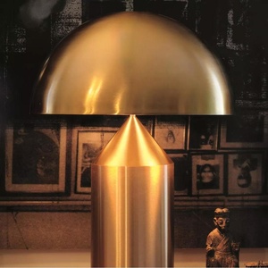Lampada da tavolo da tavolo da camera da letto moderna personalizzata Hotel Villa soggiorno ristorante acciaio inossidabile bianco nero ottone antico fungo <span class=keywords><strong>Vico</strong></span> - Product Image 2