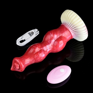 Nuevo Vibrador con Ventosa y Cuentas Estilo Hellfire, Dildo Vibrador con Control Remoto y Nudos para Mujeres - Product Image 5