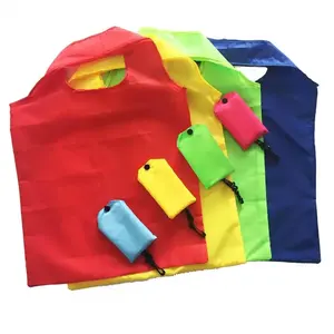 Großhandels produkte Benutzer definierte faltbare Taschen-Einkaufstaschen Bedruckte Polyester-Falt-Shopping-Einkaufstasche