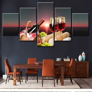 Printing Painting Decoration Home Canvas Wall Abstract Oil Hanging 3D Mural Art Modern Photo Custom Decor Picture Frame