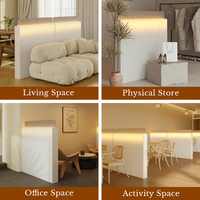 Paravent pliable en papier kraft Spazepaper pour café et bureau