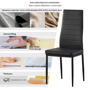 <b>Dining</b> <b>Chair</b> Light Luxury <b>Dining</b> <b>Chair</b> Advanced Conference <b>Chair</b> Modern Simple Bow Armchair - Product Image 2