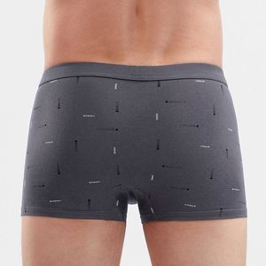 Calzoncillos de Algodón para Hombre, Ropa Interior Casual, Bóxers Transpirables de Color Sólido, Cómodos y de Alta Calidad - Product Image 4