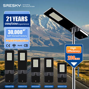 <span class=keywords><strong>Farola</strong></span> <span class=keywords><strong>Solar</strong></span> SRESKY de Alto Lumen, Todo en Uno, <span class=keywords><strong>Farola</strong></span> <span class=keywords><strong>Solar</strong></span> <span class=keywords><strong>LED</strong></span> para Exteriores, Híbrida CA/CC - Product Image 1