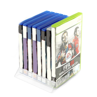 Support de rangement multi-jeux 8-en-1 pour PS5/PS4/PS3/PS2/PSP/PSV/Wii/Xbox, présentoir vertical pour CD, support universel pour jeux