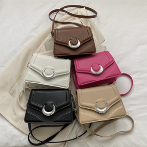 Wholesale Casual PU <strong>Leather</strong> Ladies <strong>Handbag</strong> Open Closure Pure Color Underarm <strong>Shoulder</strong> <strong>Bag</strong> Fashion Popular for <strong>Women</strong> - Product Image 6