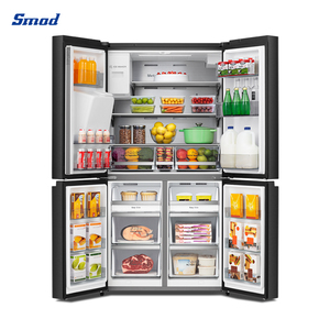 Réfrigérateur à quatre portes à compresseur électronique sans givre de 20Cu.ft avec <span class=keywords><strong>distributeur</strong></span> d'<span class=keywords><strong>eau</strong></span> pour DM-736WH - Product Image 4