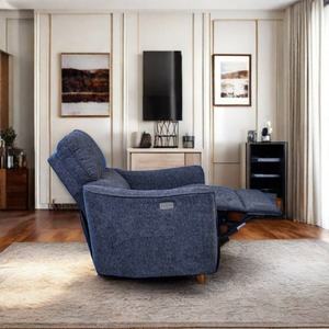 Modern Home <b>Recliner</b> <b>Chair</b> Fabric Upholstery Extendable Wood Frame Remote Control Removable <b>Cover</b> Lifting Function for Stairs - Product Image 4