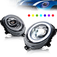 Nouveaux phares avant LED Mini F54 F55 6000K RGB DRL pour MINI Cooper F56 (2014-2018) 24V 70W 8000 Lumens