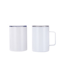 뜨거운 판매 12oz 14oz 16oz 24oz 절연 진공 이중 벽 스테인레스 스틸 커피 우유 머그 (손잡이 포함)