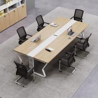 Salle de réunion de bureau Conférence industrielle Salle de conférence modulaire Salle commerciale d'occasion Escritorios Table de négociation de meubles de bureau