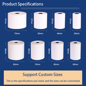 Rollo de Papel Térmico de Grado Industrial, Imagen Larga, 80 mm, 70 g/m², Bajo Polvo, Papel para Recibos, Papel Térmico para Cajas Registradoras, Uso Médico - Product Image 5