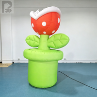 Plante Piranha Gonflable Géante Personnalisable avec Logo, Grande Fleur Carnivore Gonflable pour Publicité et Décoration d'Événements