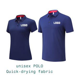 เสื้อโปโลแขนสั้นผ้าฝ้ายระบายอากาศได้ดีชุดใส่วิ่งฟิตเนส - Product Image 2