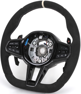 Volante Personalizado de Fibra de Carbono Real para <span class=keywords><strong>BMW</strong></span> E63 E60 M5 E61 E64 525i 530 630 <span class=keywords><strong>650</strong></span> Serie 5 Serie 6 - Product Image 6