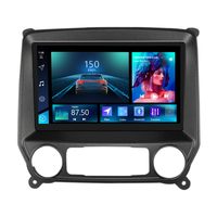 Émetteur FM portable à écran tactile avec CarPlay sans fil et Android Auto, prix d'usine, pour Chevrolet Silverado 2014-2018, système multimédia automobile
