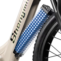 Vélo de montagne électrique WindChaser 2025 avec batterie au lithium 48V 17,5Ah, moteurs à double entraînement, 2000W, 7 vitesses, freins à disque hydrauliques