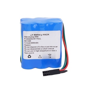 Batterie pour ventilateur Drager <span class=keywords><strong>Oxylog</strong></span> <span class=keywords><strong>2000</strong></span> P-100AASJ/A1 F2x3 8411599, adaptée aux températures de fonctionnement de 0 à 45°C - Product Image 1