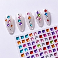 Autocollants de strass 3D Y2K personnalisés sans colle pour ongles, effet bling instantané, pour loisirs créatifs, commande en gros