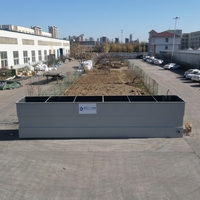 Station d'épuration des eaux usées domestiques 700 m³/jour MBR avec contrôle automatique par PLC pour le recyclage de l'eau communautaire