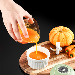 Lames en acier tranchantes, 250 ml, trancheuse électronique étanche, hachoir à légumes portable, boîte à hacher l'ail électrique - Product Image 5