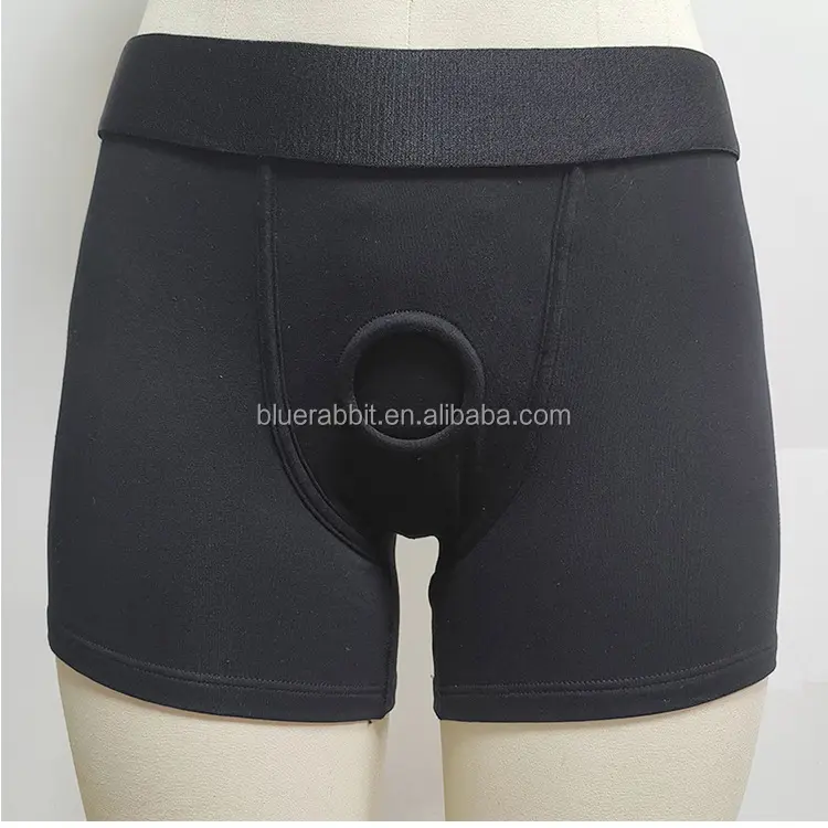 BlueRabbit 7 Sizes Comfort Trans Briefs FTM Boxers Wholesale STP Wear O-Ring Strap Ons 3XL Plus Size FTM Packing Underwears