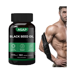 Cápsulas de Gel Suave de Musgo Marino y Ashwagandha de Marca Propia, 3000 mg, Aceite de Semilla Negra de Grado Alimenticio, 60 Cápsulas/Botella, 2 Años de Duración - Product Image 1