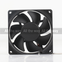 Sunon Fuente de Alimentación Original para Proyector, Ventilador de Refrigeración, 3 Cables, 3 Cables, 5V, 24V, 48V, CC, 12V, 1,7 W, CA, EC 8025, 80X80X25MM, 8CM