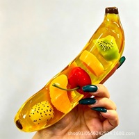 Hot verkopende Maltose Banaan Squishy Speelgoed Gesimuleerd Fruit Zacht TPR Handknijp Stress Verlichting Ventilatie Fidget Speelgoed voor Volwassenen en Kinderen