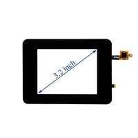 Panel Táctil Capacitivo Multitáctil Personalizado de 3.2 Pulgadas y Resolución 240x320 con Interfaz IIC, Tamaño Pequeño de 0.96-65 Pulgadas