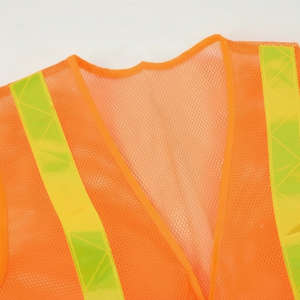 Chaleco de Seguridad de Alta Visibilidad Personalizado, Hecho en Vietnam, con Cinta Reflectante Fluorescente, Poliéster y Algodón, Cierre de Cremallera, Ropa de Trabajo con Logotipo - Product Image 1