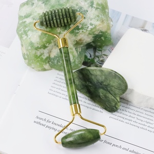 Kriyoterapi buz yeşim silindir Gua Sha yüz araçları yüz masajı doğal sağlık rahatlama için şifa kristalleri araçları. - Product Image 1