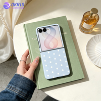 Coque de téléphone pliable 2-en-1 en TPU et PC avec revêtement 3D par sublimation pour Samsung Galaxy Z Flip 6 7 8, impression personnalisée DIY par transfert thermique