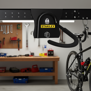 Soporte de Pared Vertical para Bicicleta Stanley Track, Capacidad Máxima de 35 Lb, Uso en Interiores y Exteriores - Product Image 3