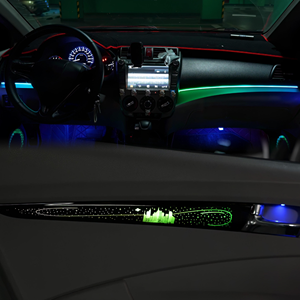 Kit d'éclairage intérieur de voiture SJC 64 couleurs ciel étoilé pour Honda <span class=keywords><strong>City</strong></span> 2008-2014, éclairage ambiant arc-en-ciel, éclairage intérieur automatique - Product Image 3