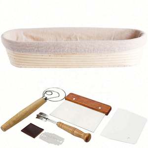 Handmade Natural Environment-friendly Fermented Rattan Basket for Kitchen <b>Storage</b> Delicate Laundry Style <b>Hamper</b> Flour Home Use - Product Image 2