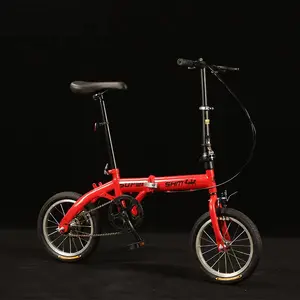 Hot-Selling Fashionable 14Inch Folding Bicycle Single-Speed City Bike for Children with Gross Weight of 12