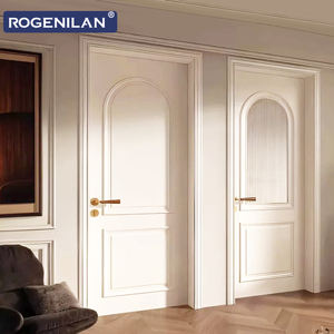 Portes intérieures en bois massif composite Rogenilan pour chambre à coucher, insonorisées, pré-montées, portes de séparation de pièces - Product Image 3
